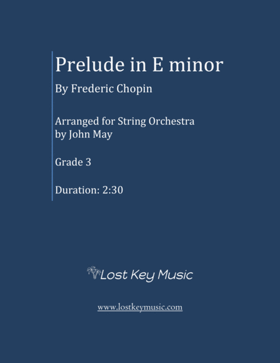 Prelude in E minor-String Orchestra image number null