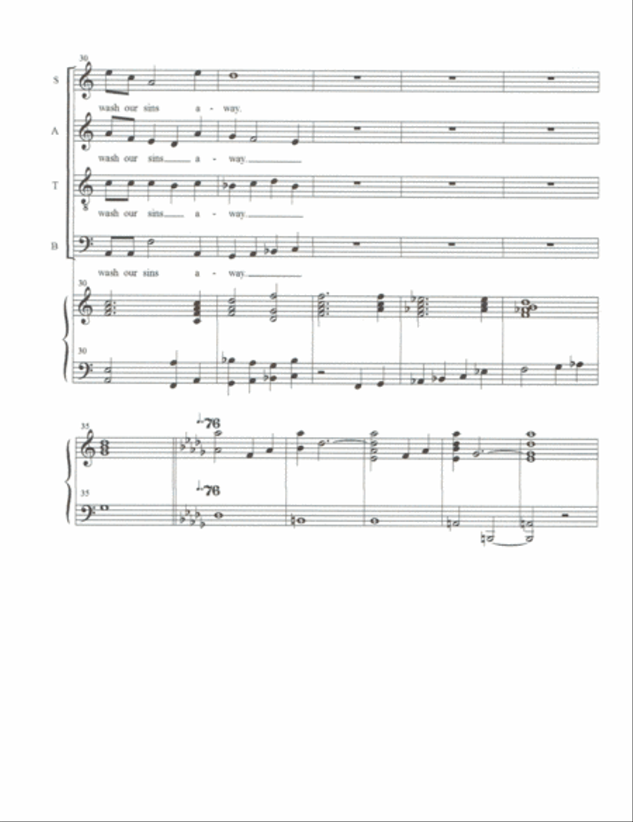 Open Up Your Eyes 4-Part scores gallery preview page 5
