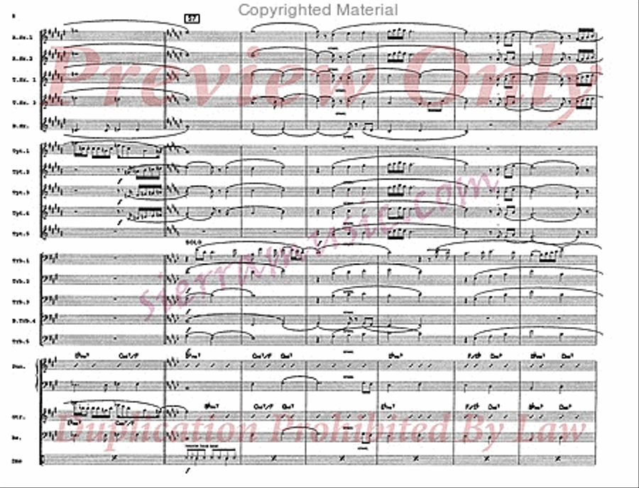 Dream of the Return Big Band scores gallery preview page 9
