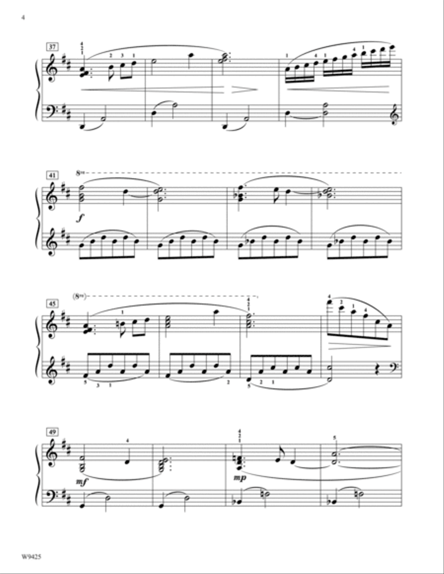 Three Romantic Ballads Three Romantic Ballads Piano Solo scores gallery preview page 4