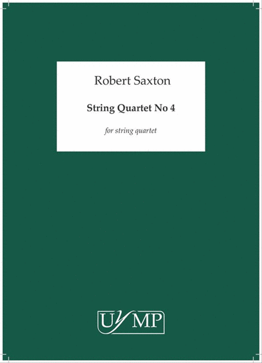 String Quartet No. 4 - Score String Quartet scores gallery preview page 1