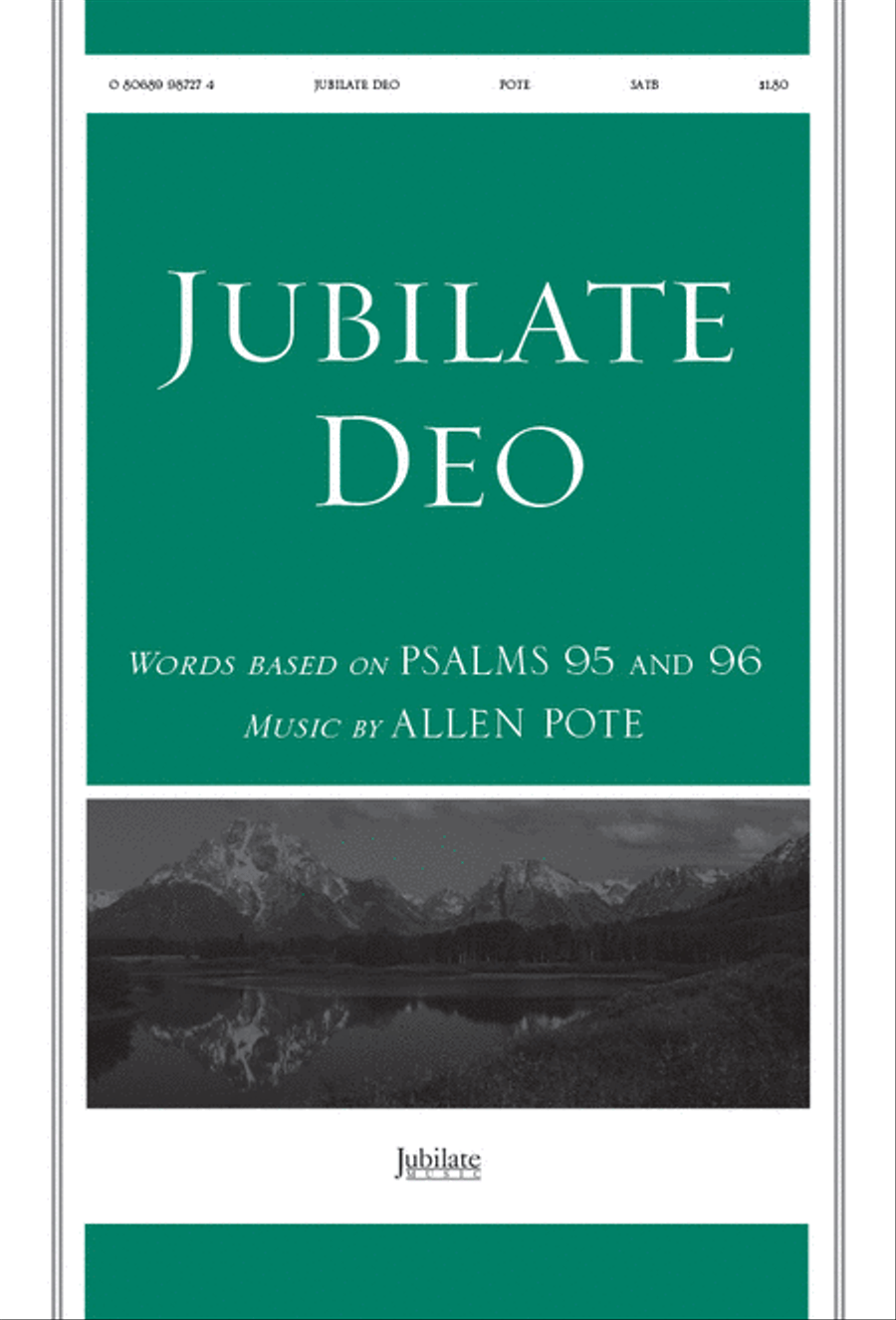 Jubilate Deo Jubilate Deo 4-Part scores gallery preview page 1