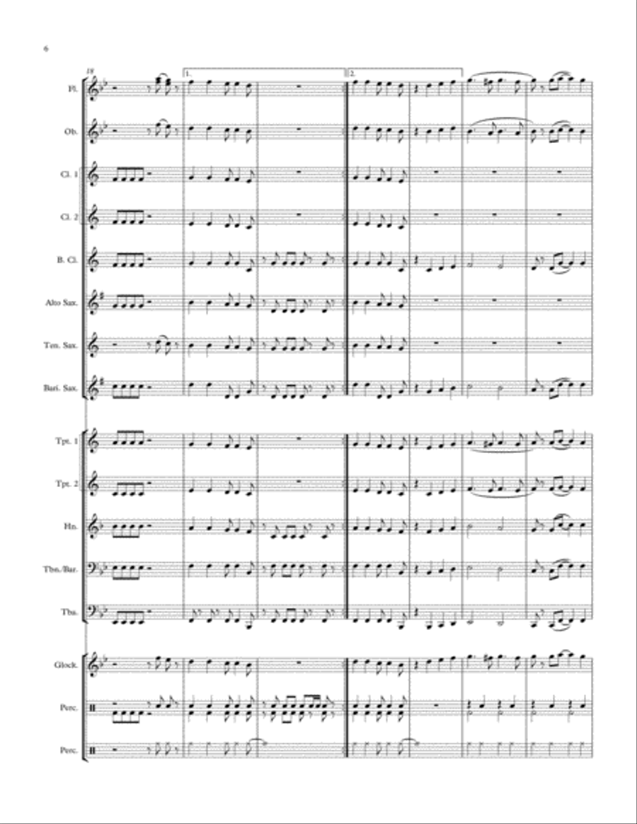 Rockin' Railroad Concert Band scores gallery preview page 6