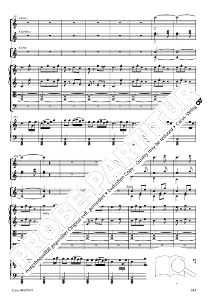 Missa pastoralis bohemica 4-Part scores gallery preview page 156