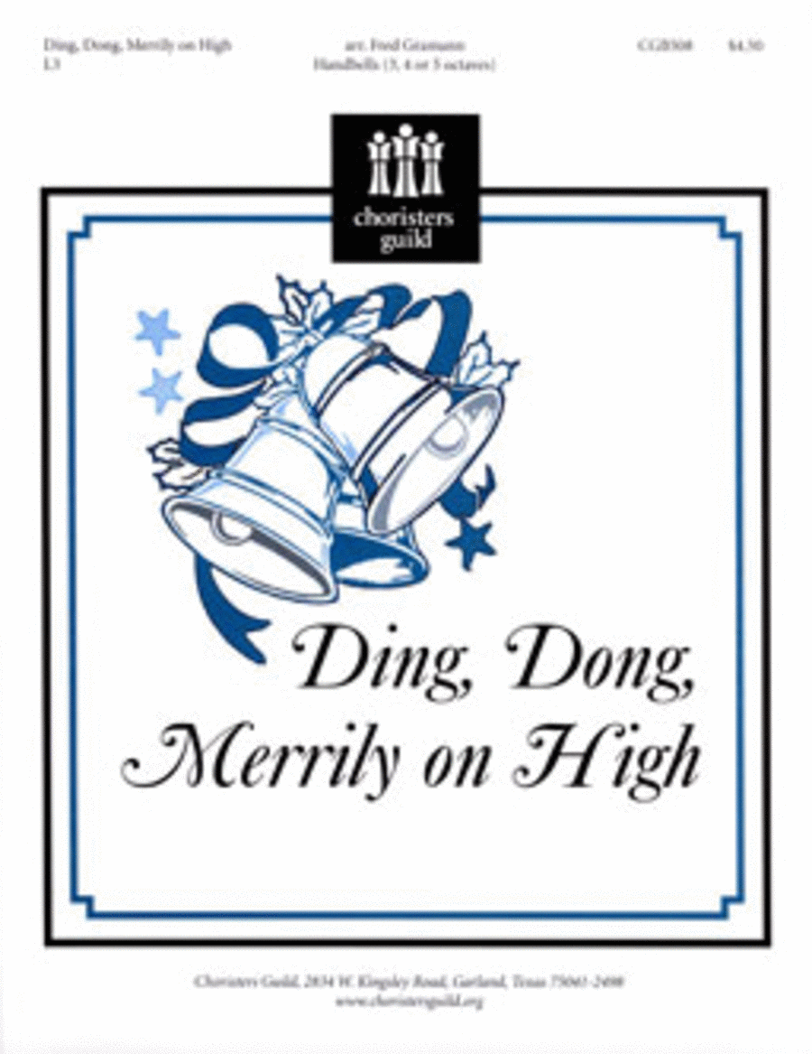 Ding Dong Merrily on High Handbell Choir scores gallery preview page 1