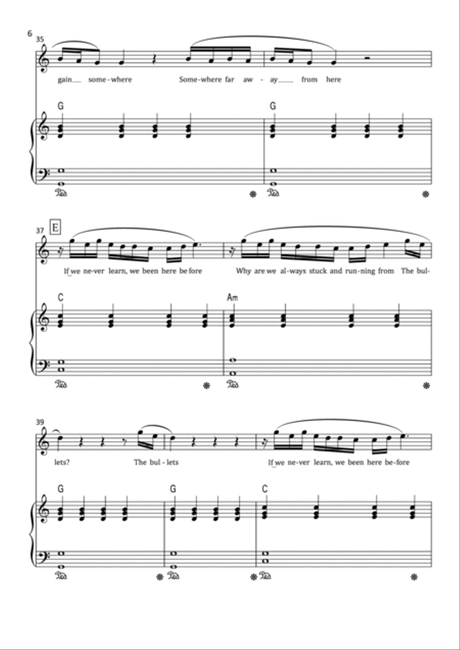 Sign Of The Times Voice scores gallery preview page 6