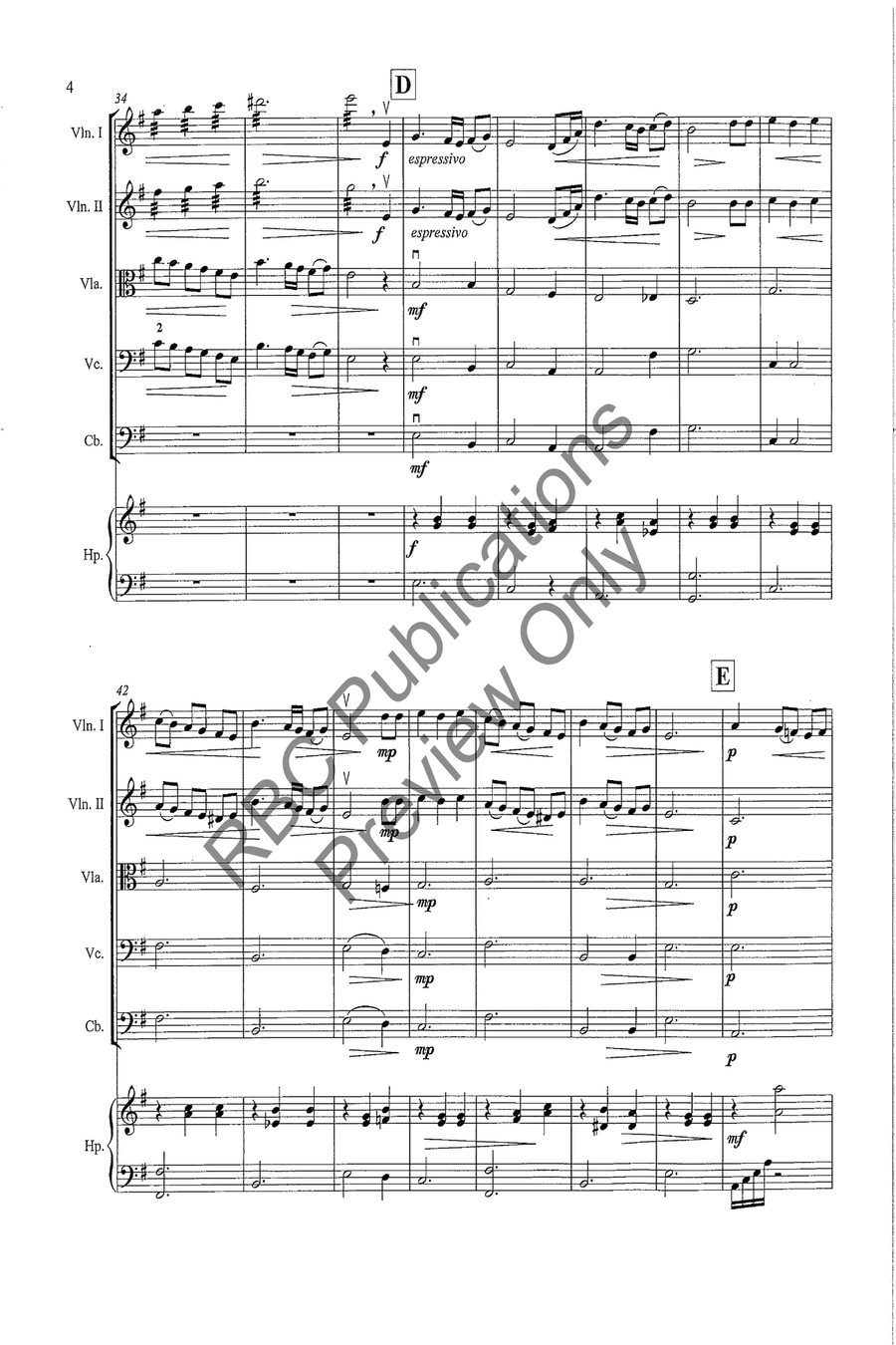 Russian Rhapsody #1 String Orchestra scores gallery preview page 7