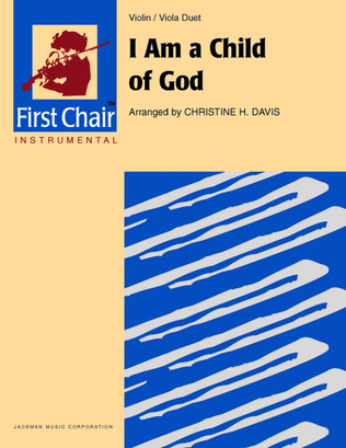 Book cover for I Am a Child of God - Violin/Viola Duet