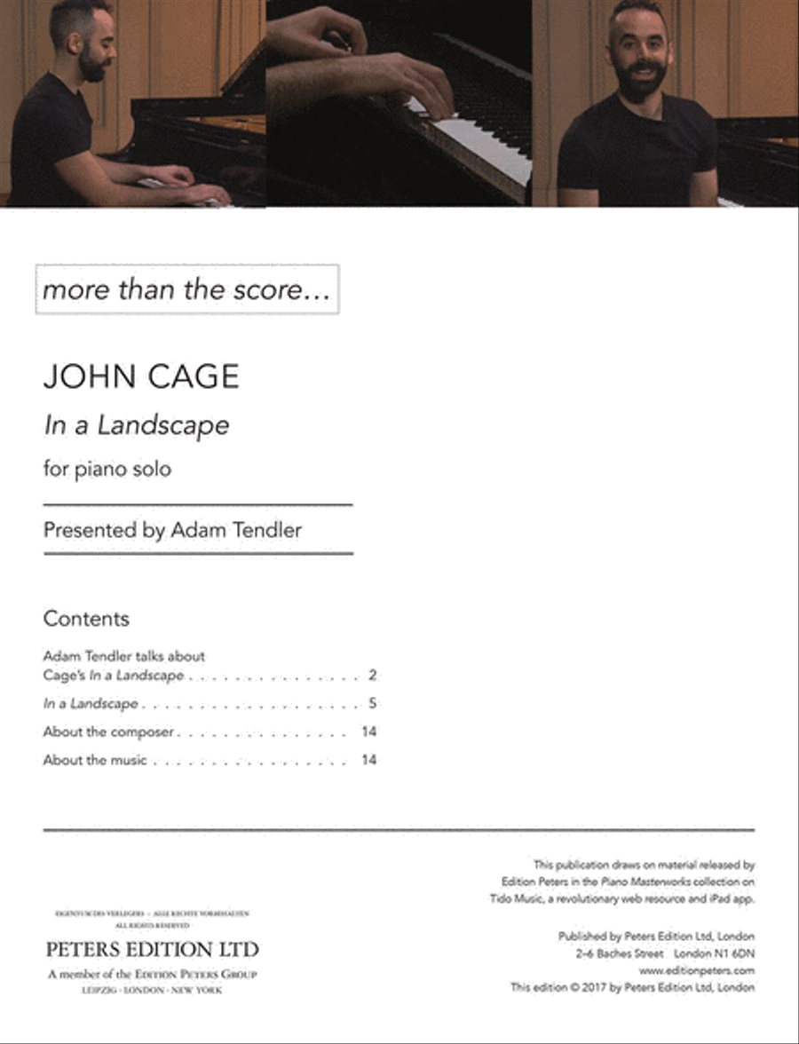 In a Landscape for Piano In a Landscape for Piano Piano scores gallery preview page 2