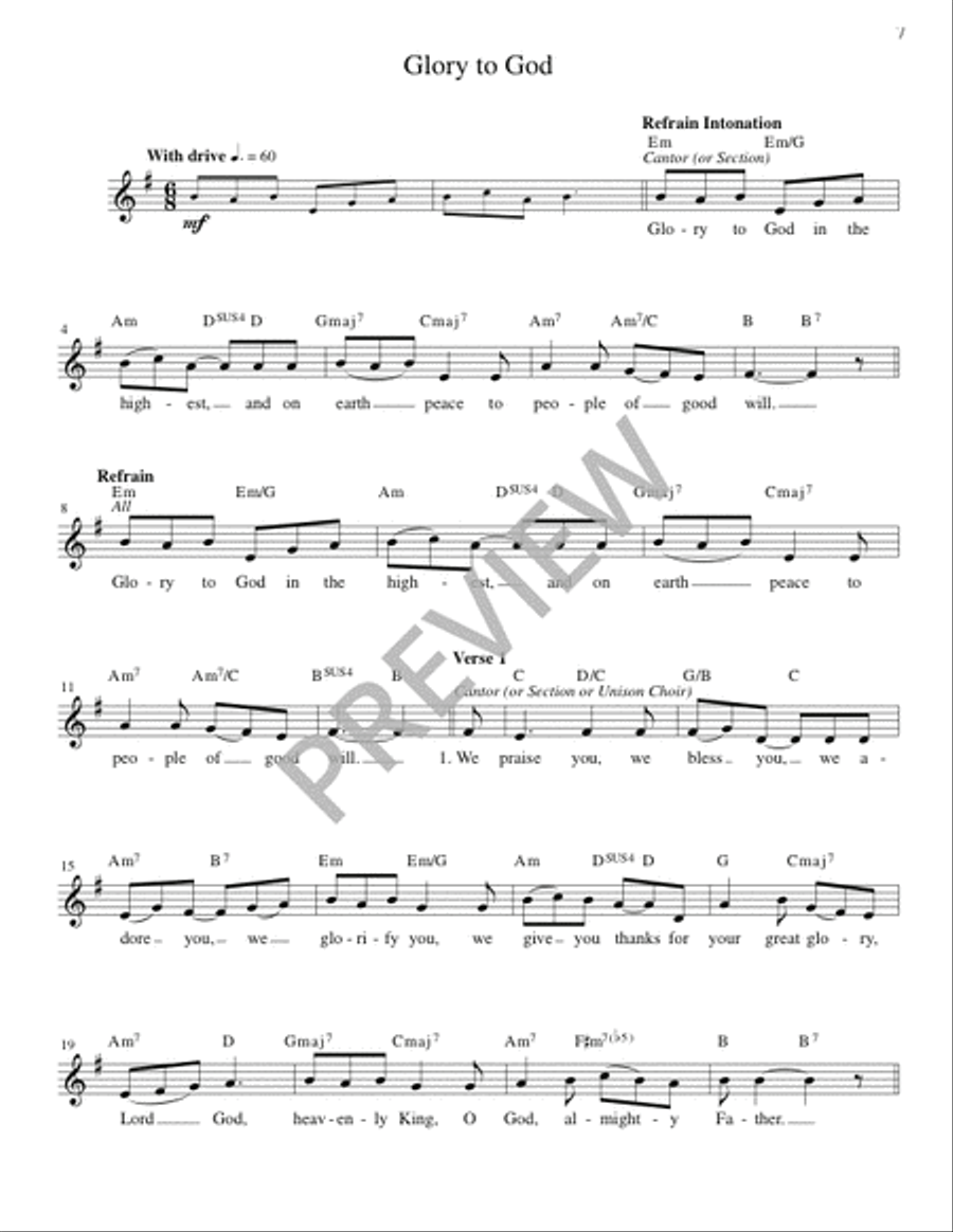 Mass of the Angels and Saints - Guitar edition Guitar scores gallery preview page 8