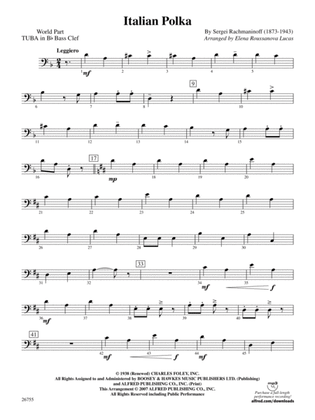 Italian Polka: (wp) B-flat Tuba B.C.