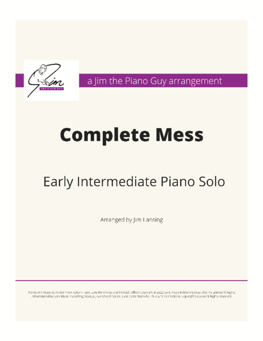 Complete Mess Piano Method scores gallery preview page 1