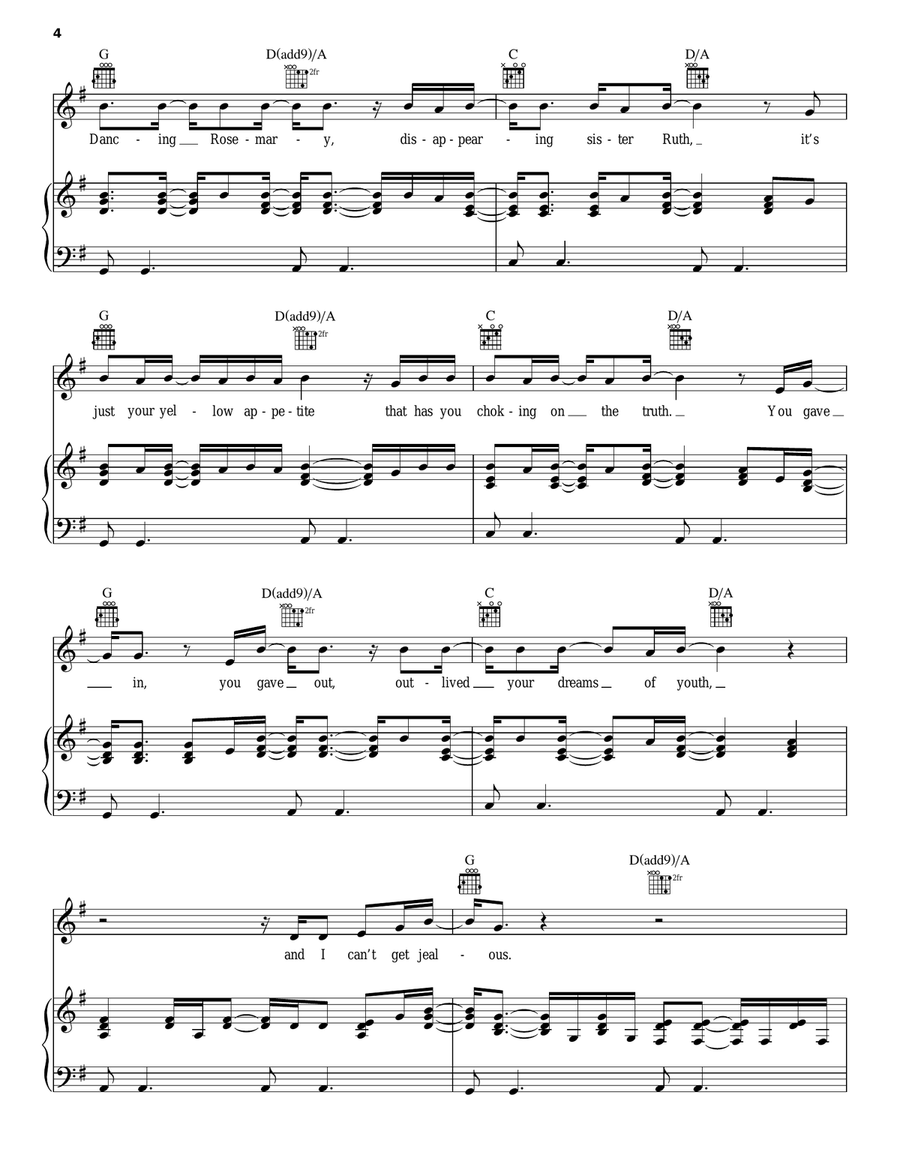 Jane S. Piddy Jane S. Piddy Acoustic Guitar scores gallery preview page 4