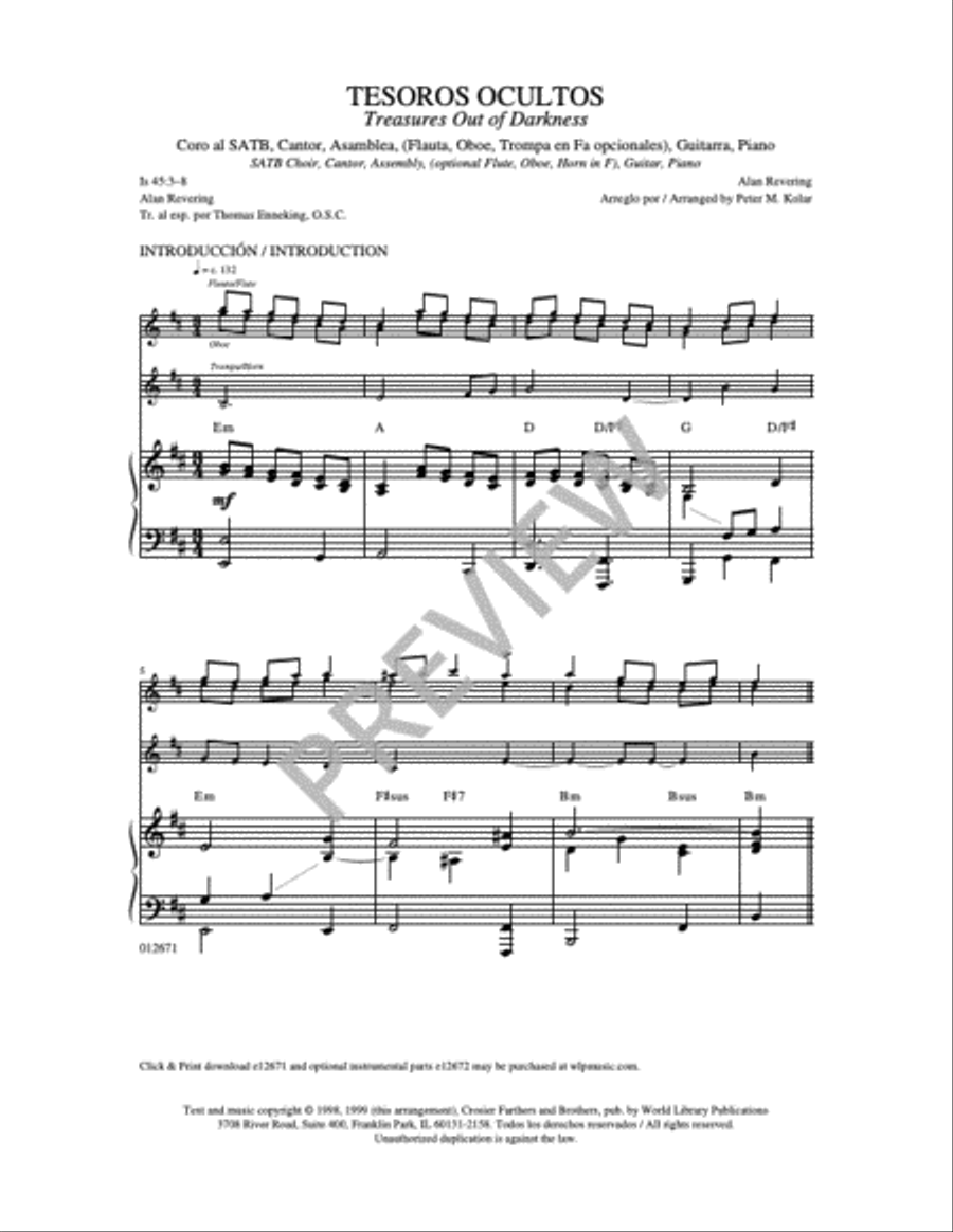 Tesoros Ocultos Tesoros Ocultos 4-Part scores gallery preview page 12