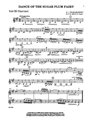 Nutcracker Ballet, Set I ("Dance of the Sugar Plum Fairy" and "Waltz of the Flowers"): 2nd B-flat Clarinet
