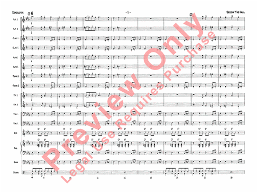 Deckin' the Hall Jazz Ensemble scores gallery preview page 5