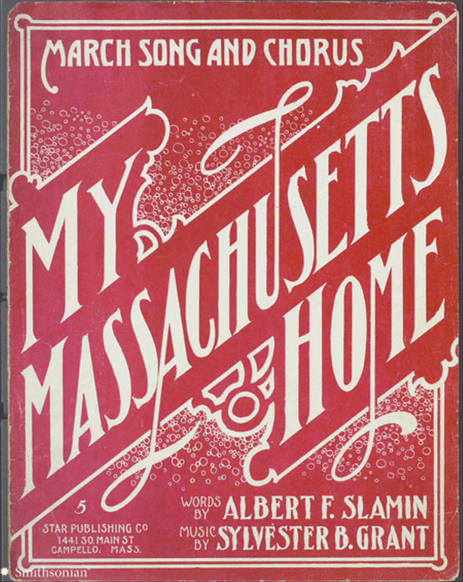 My Massachusetts Home Piano, Vocal scores gallery preview page 1