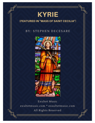 Book cover for Kyrie (from "Mass of Saint Cecilia")