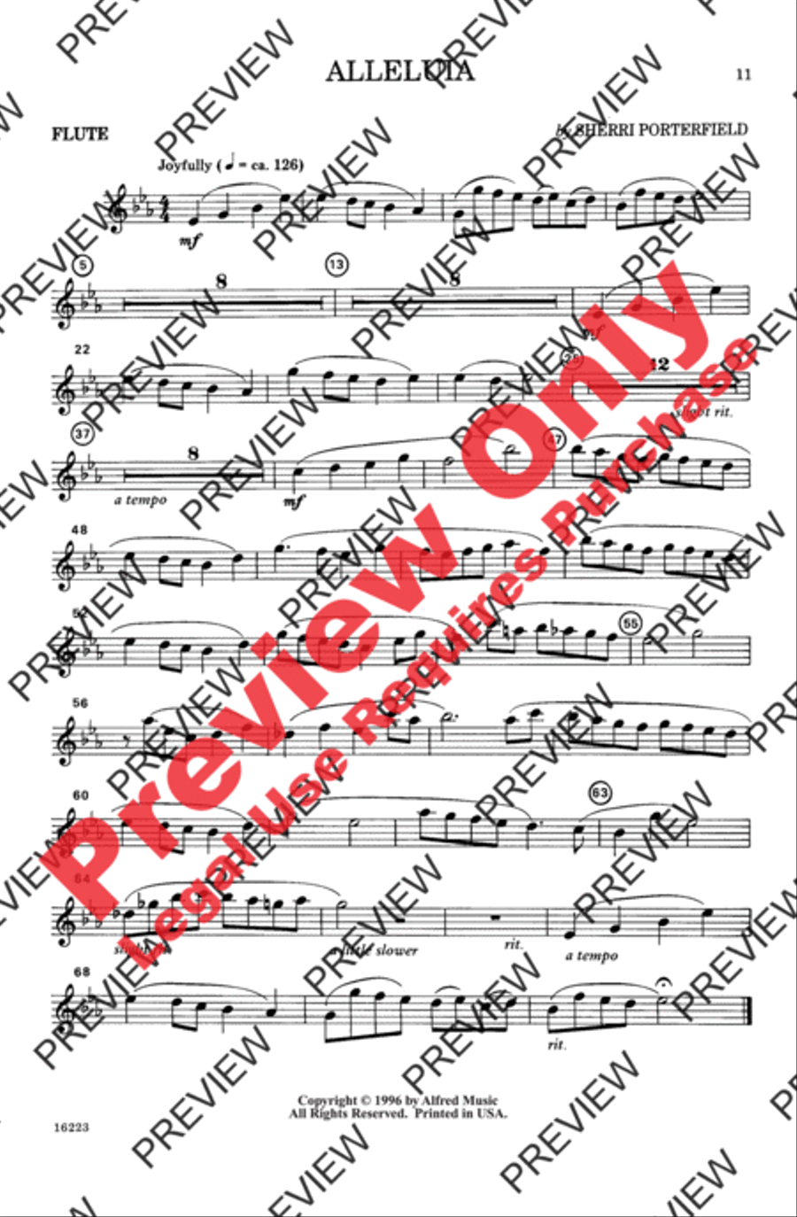 Alleluia 2-Part scores gallery preview page 11