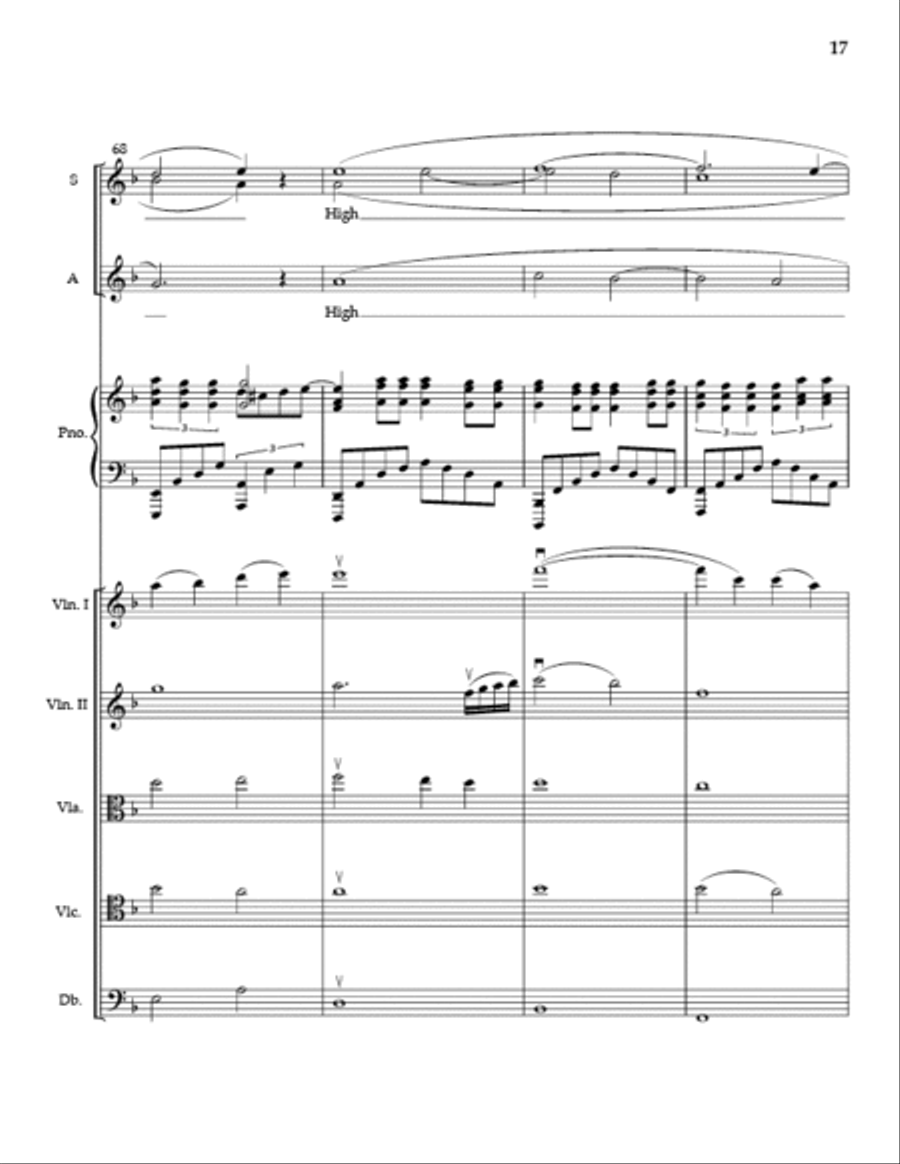 Flight (Full Score and Parts) SSA scores gallery preview page 16