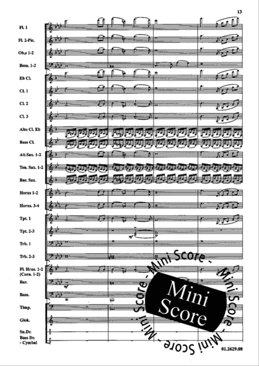 Musica Para Banda Concert Band scores gallery preview page 17