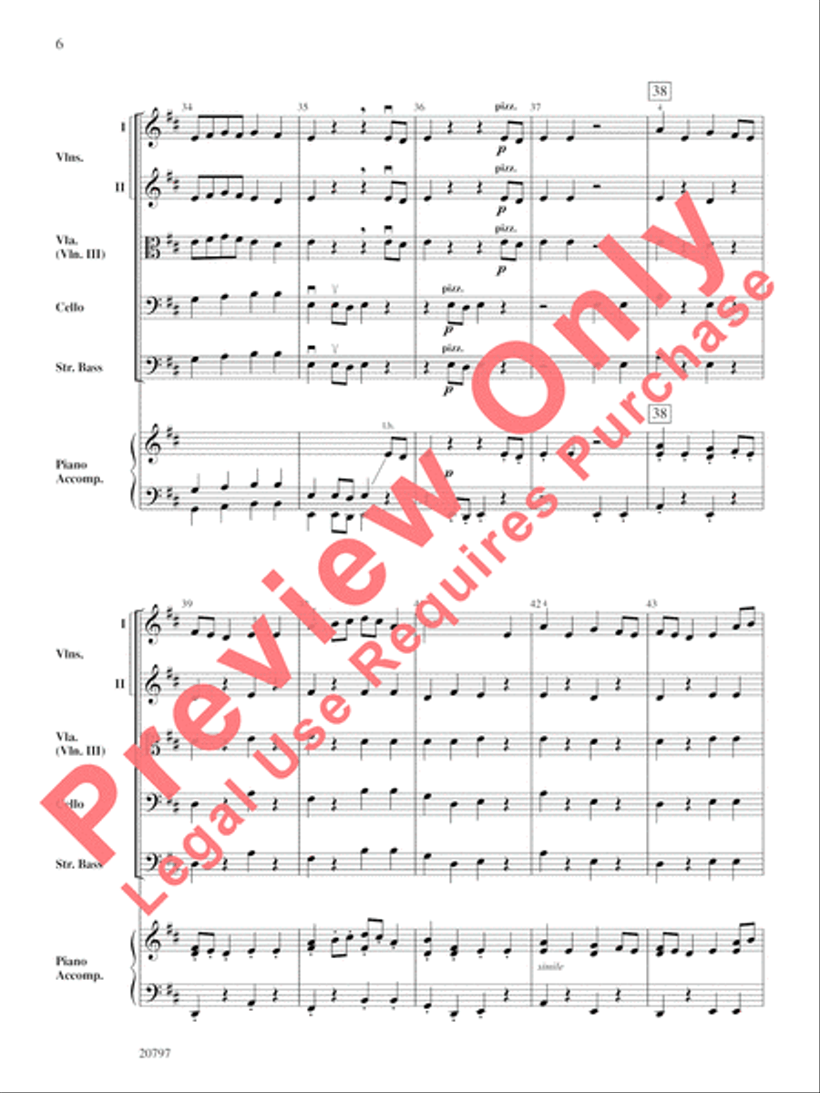 Dragonhunter String Orchestra scores gallery preview page 15