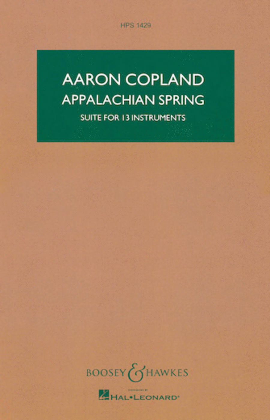 Appalachian Spring Orchestra scores gallery preview page 1