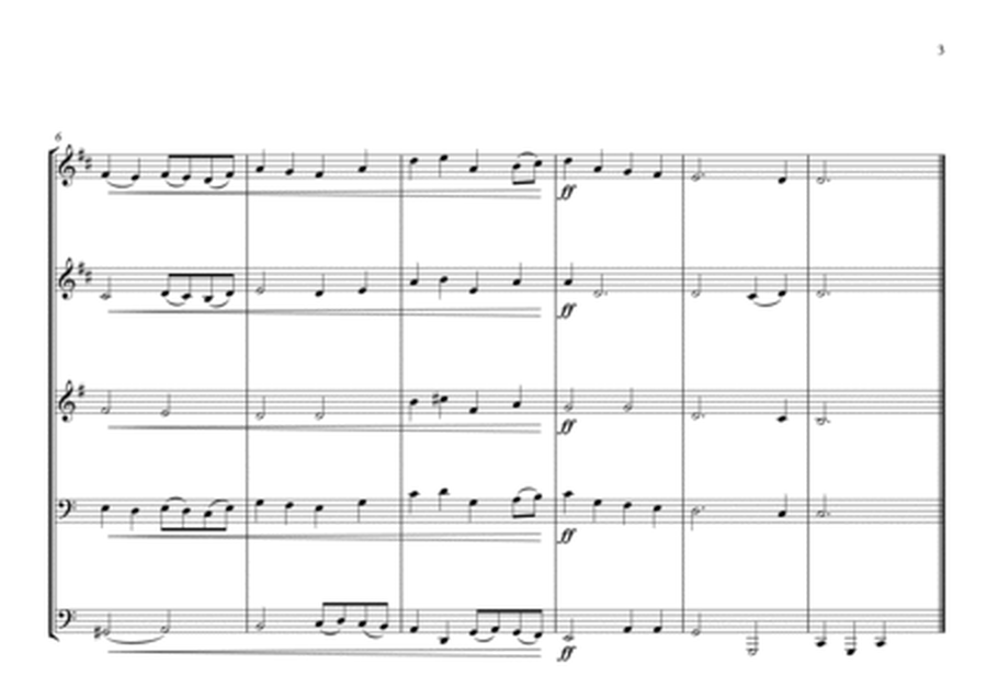 Jersey Local Anthem for Brass Quintet image number null