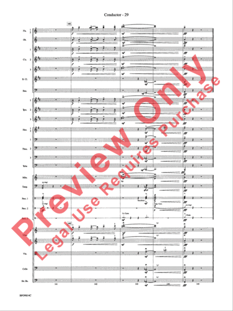 Into the Storm Full Orchestra scores gallery preview page 32