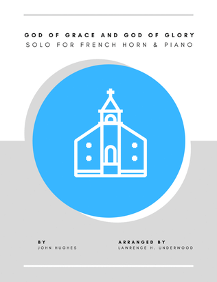 Book cover for God of Grace and God of Glory for Horn in F