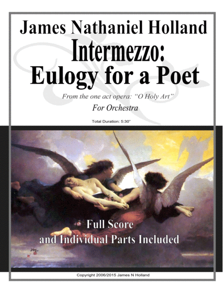 Intermezzo Eulogy for a Poet Memorial Music for Orchestra image number null