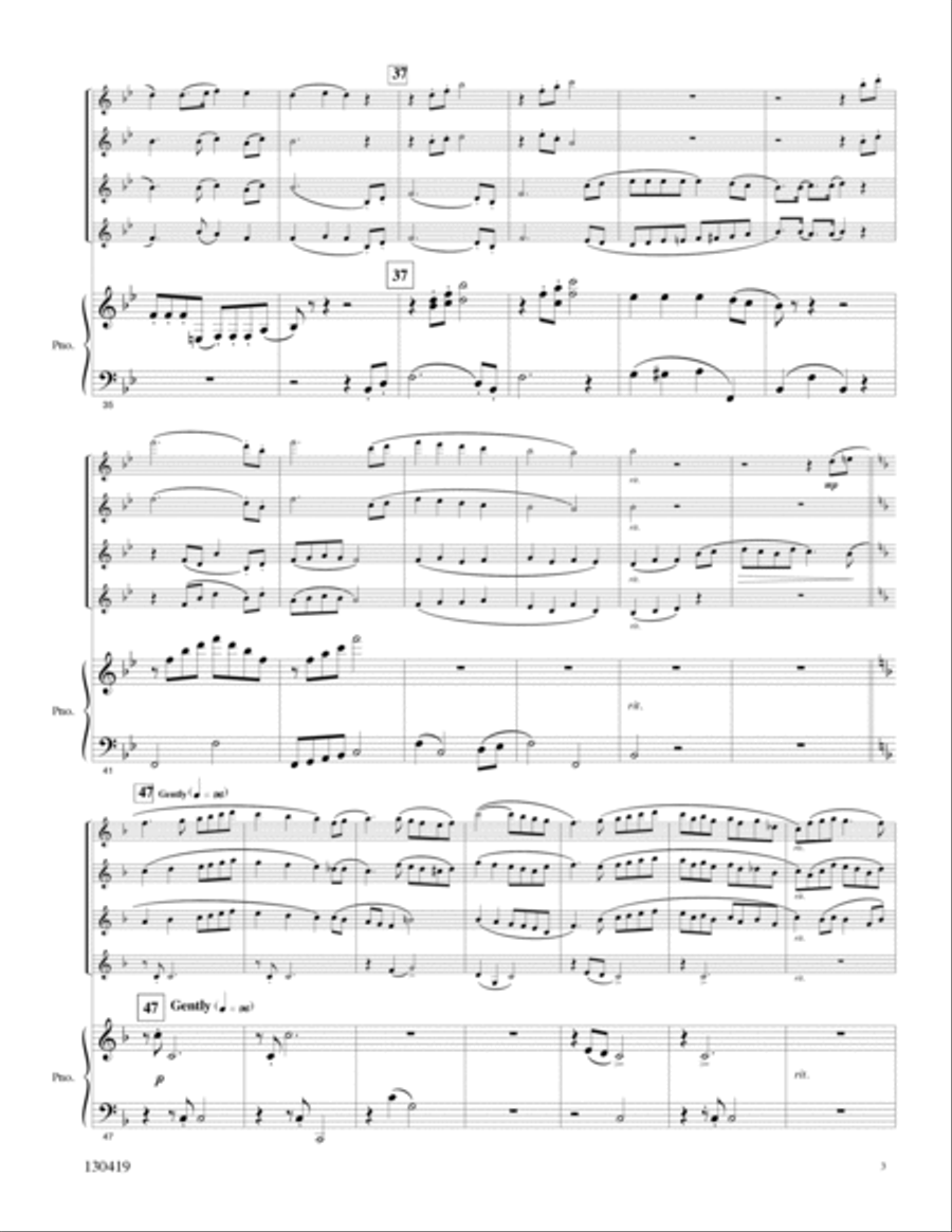 Since I Have Been Redeemed Woodwind Quartet scores gallery preview page 4