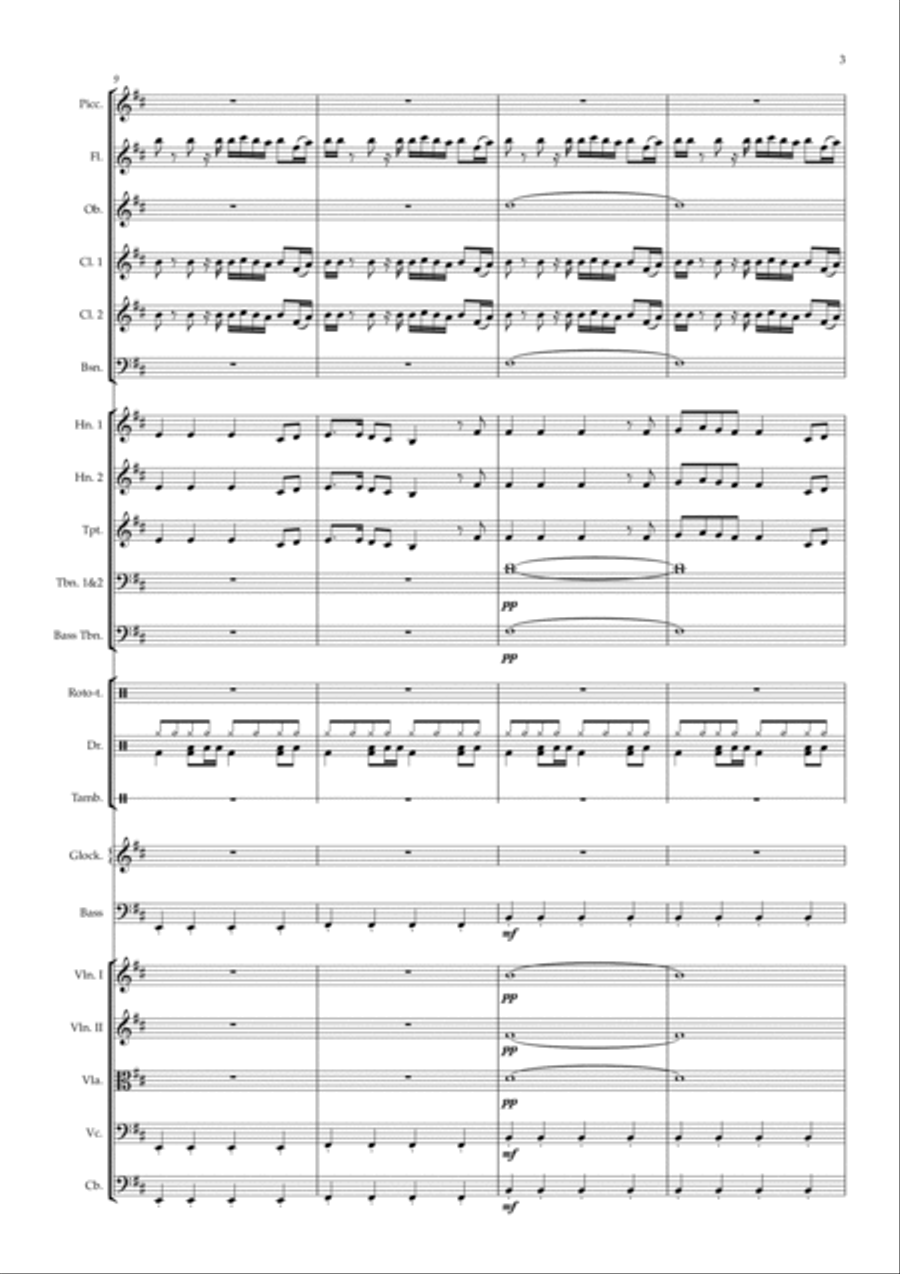 Rasputin Rasputin Full Orchestra scores gallery preview page 3