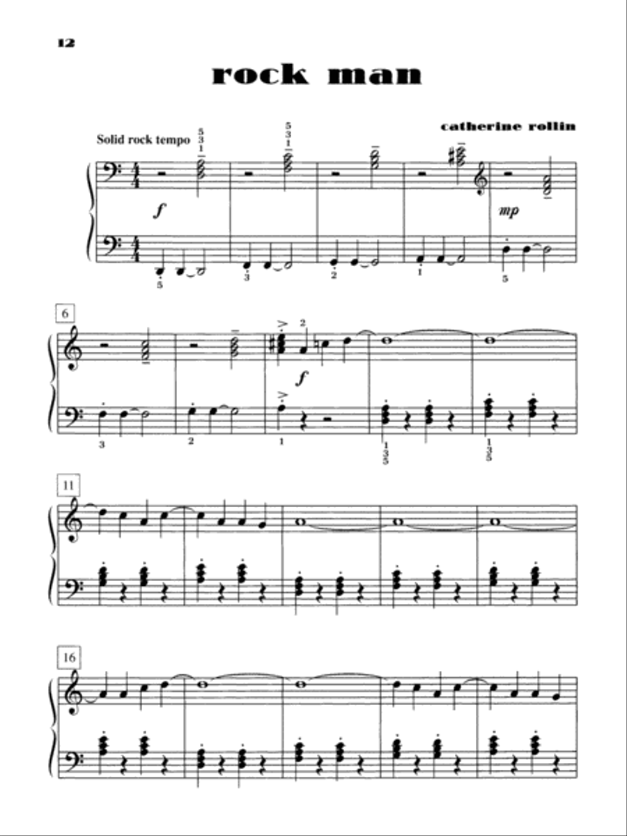 Jazz-a-Little, Jazz-a-Lot, Book 1 Easy Piano scores gallery preview page 4