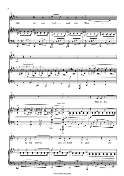 Meine Liebe ist grun, Op. 63 No. 5 (D Major)