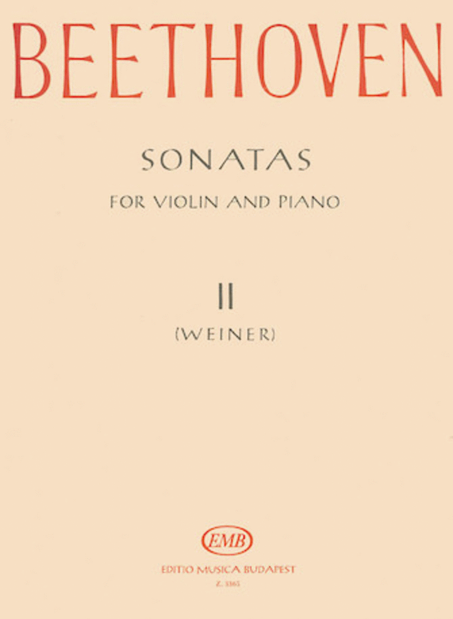 Sonatas V2-vln/pno Violin Solo scores gallery preview page 1