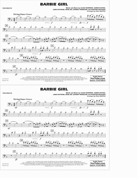 Barbie Girl (arr. Paul Murtha) - Trombone