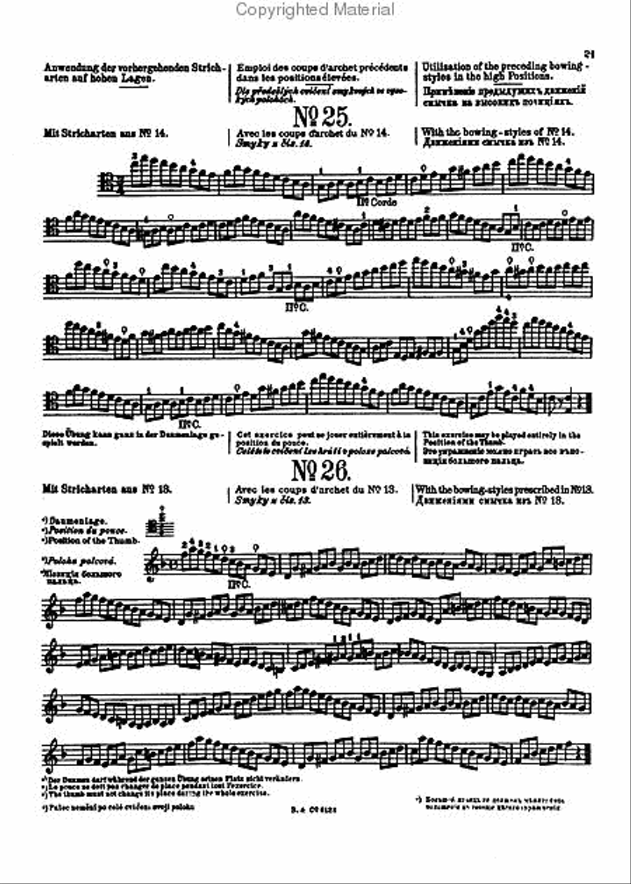 Sevcik for Cello – Opus 2, Part 2 Cello scores gallery preview page 5