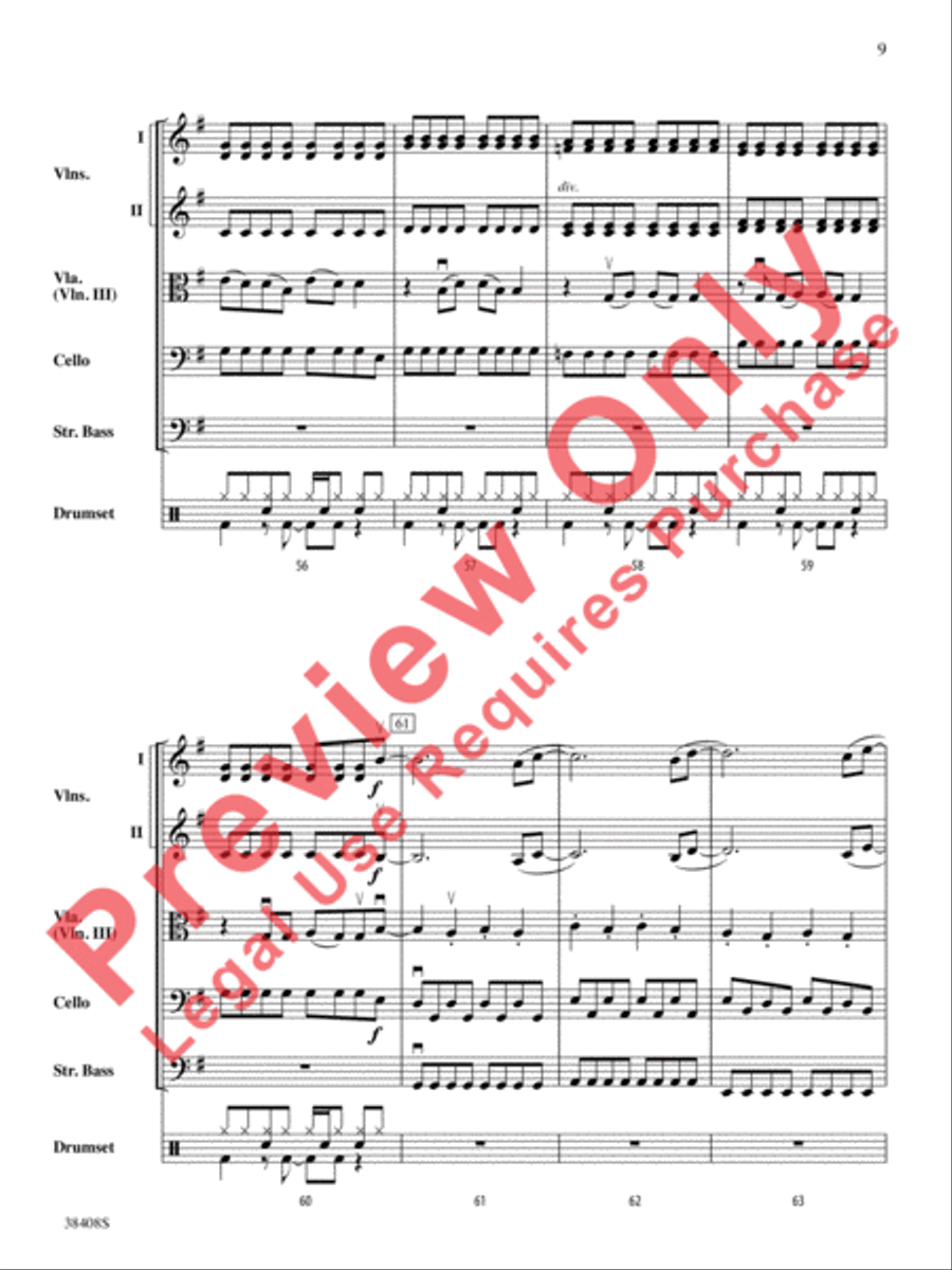 Firework String Orchestra scores gallery preview page 10