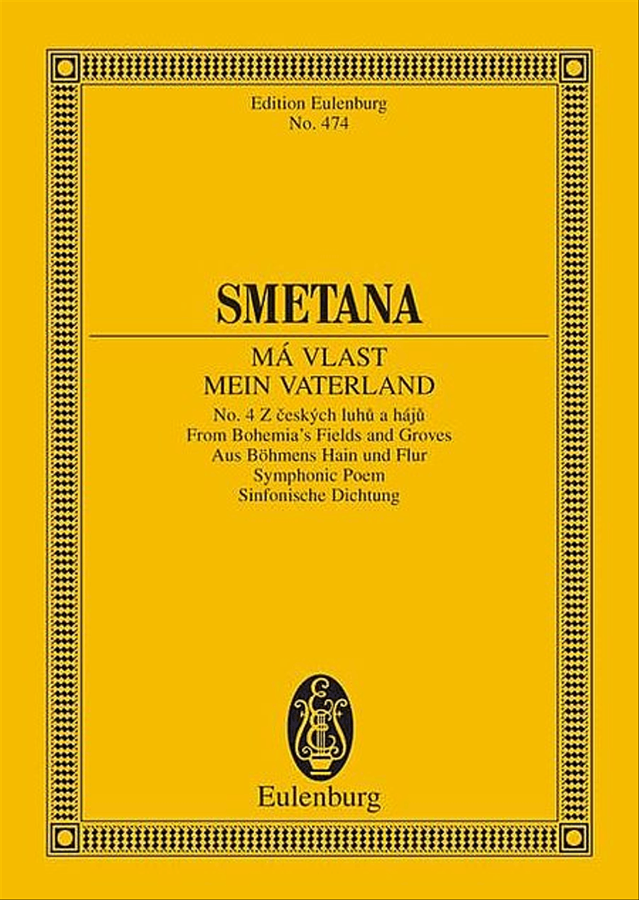 Ma Vlast No. 4 “From Bohemia's Fields and Groves” Orchestra scores gallery preview page 1