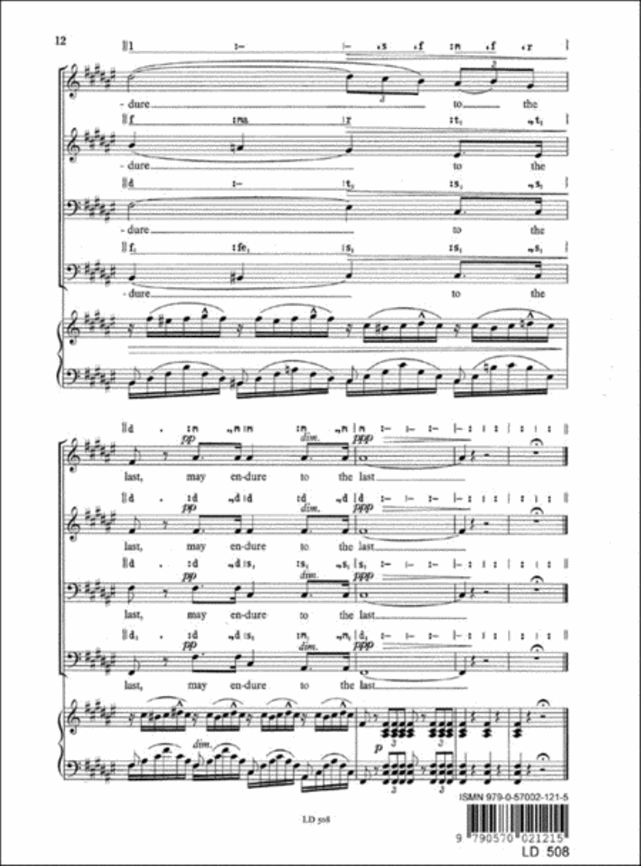 Speed Your Journey TTBB scores gallery preview page 2