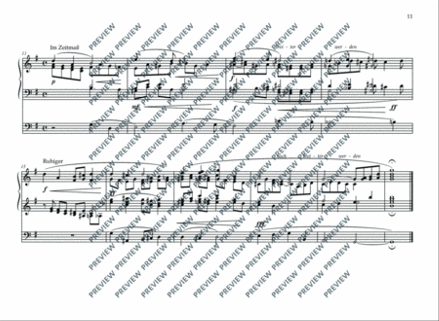 10 Choral Preludes 10 Choral Preludes Organ scores gallery preview page 14