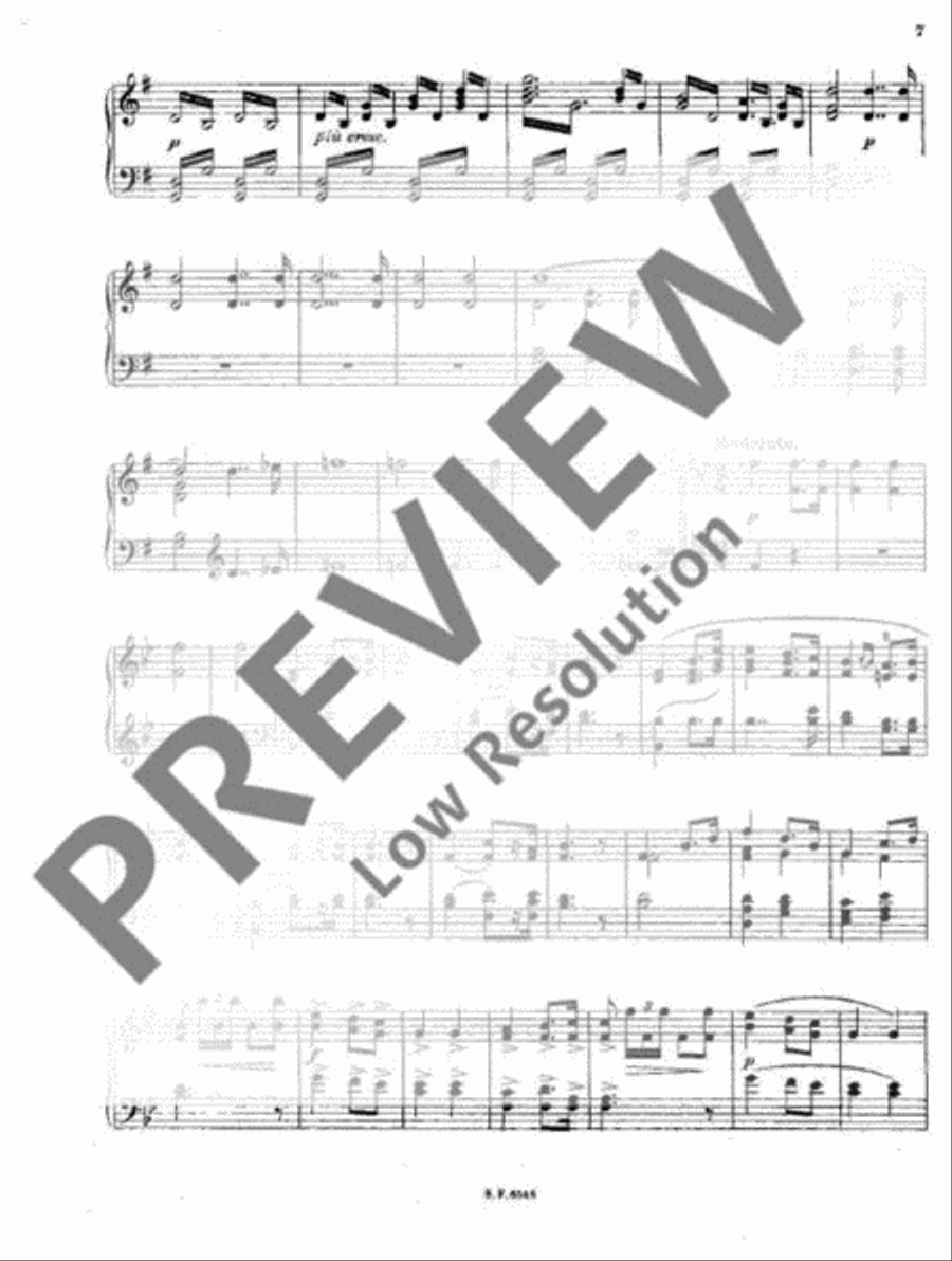 Lohengrin Lohengrin Piano Solo scores gallery preview page 8