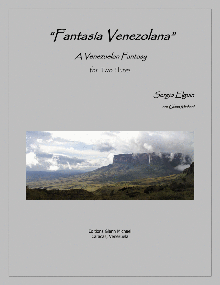 Book cover for A Venezuelan Fantasy for Two Flutes