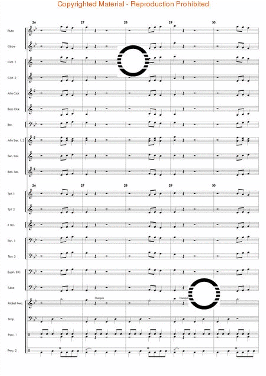 Armada of Freedom Armada of Freedom Concert Band scores gallery preview page 7