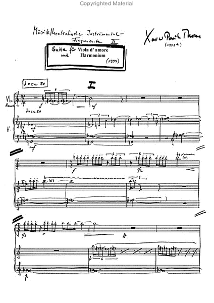 Suite fur Viola d'amore und Harmonium (1994)