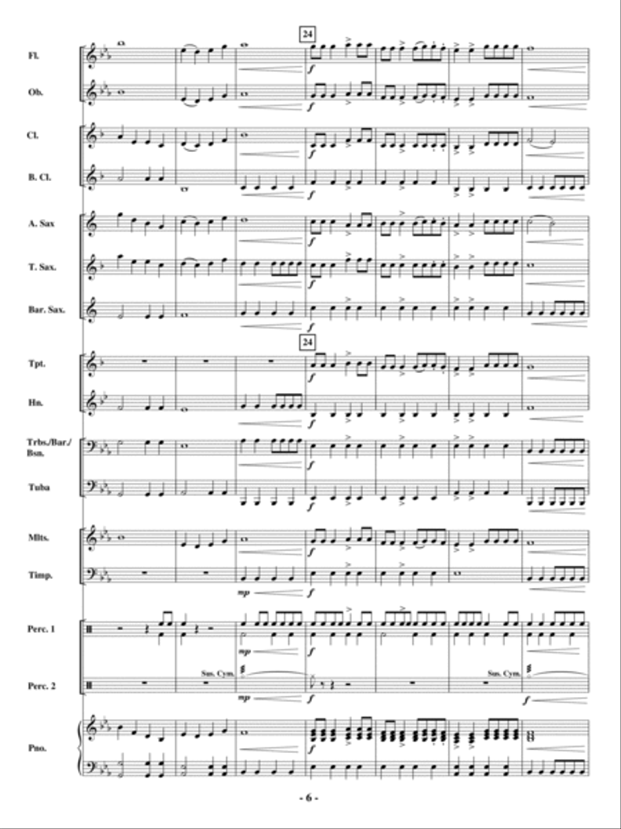 The Soaring Spirit The Soaring Spirit Concert Band scores gallery preview page 5