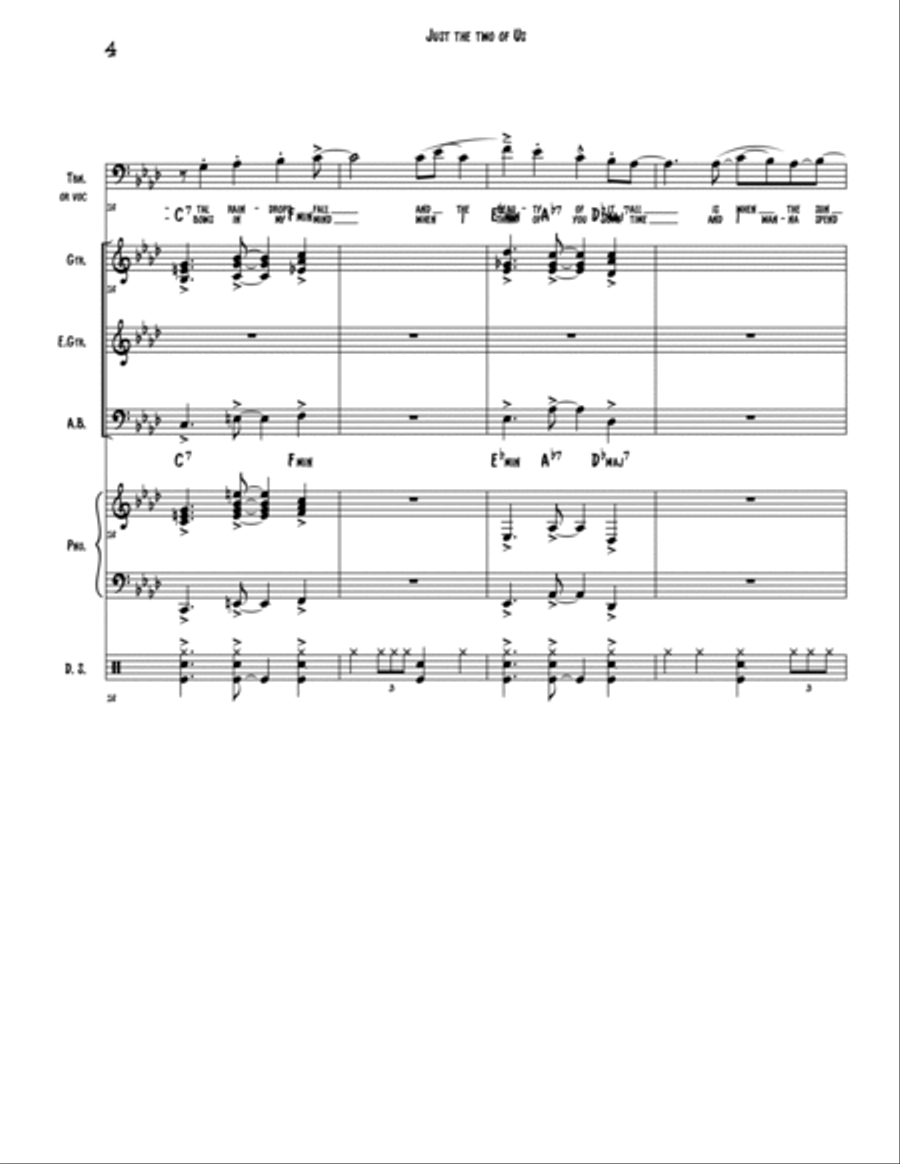 The Two Of Us Large Ensemble scores gallery preview page 4