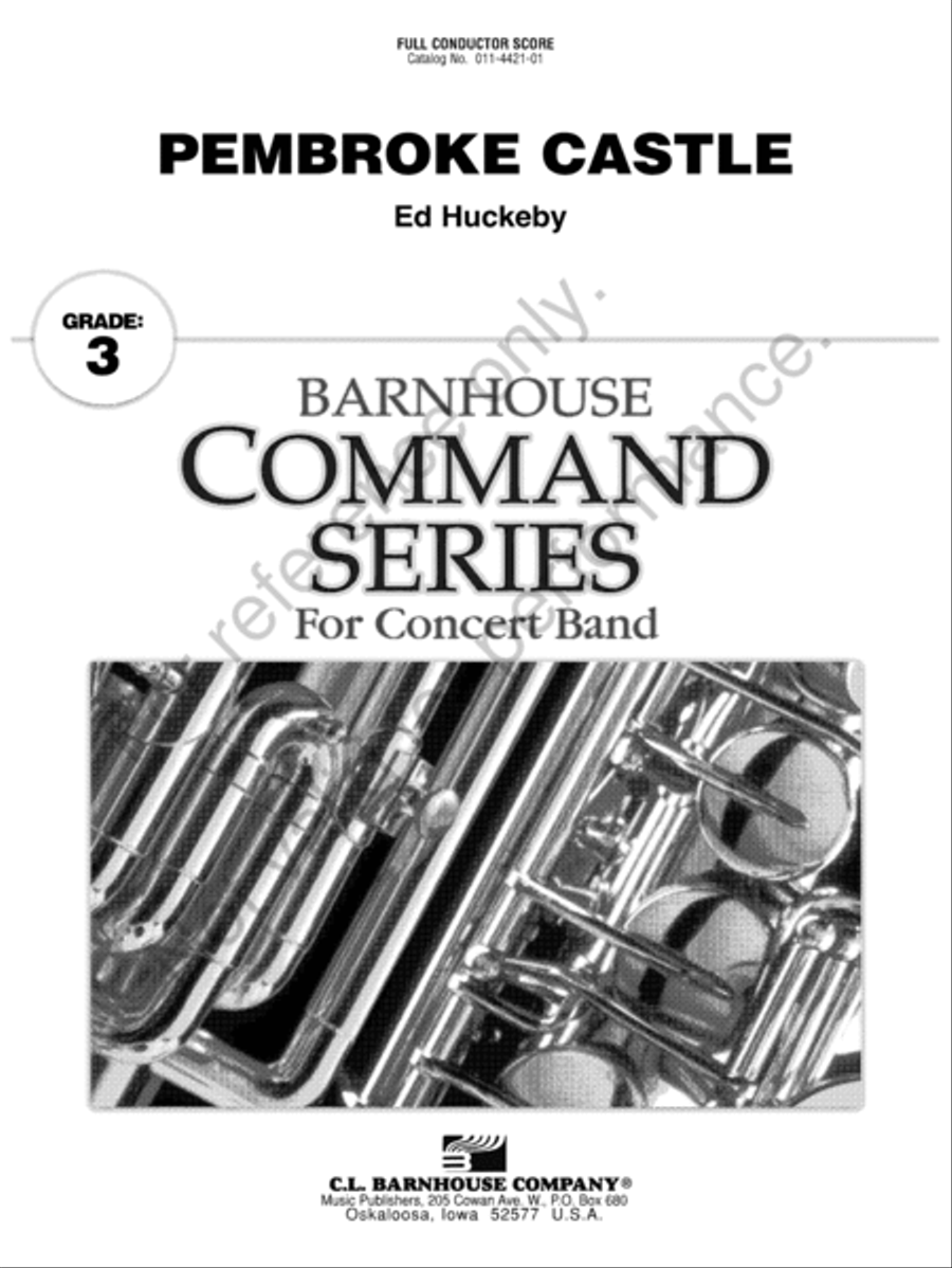 Pembroke Castle Concert Band scores gallery preview page 2