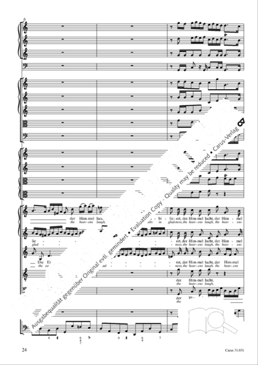 The heavens laugh, the earth exults in gladness (Der Himmel lacht! Die Erde jubilieret) STB scores gallery preview page 25